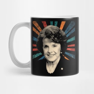 sketc vintage Dianne Feinstein Mug